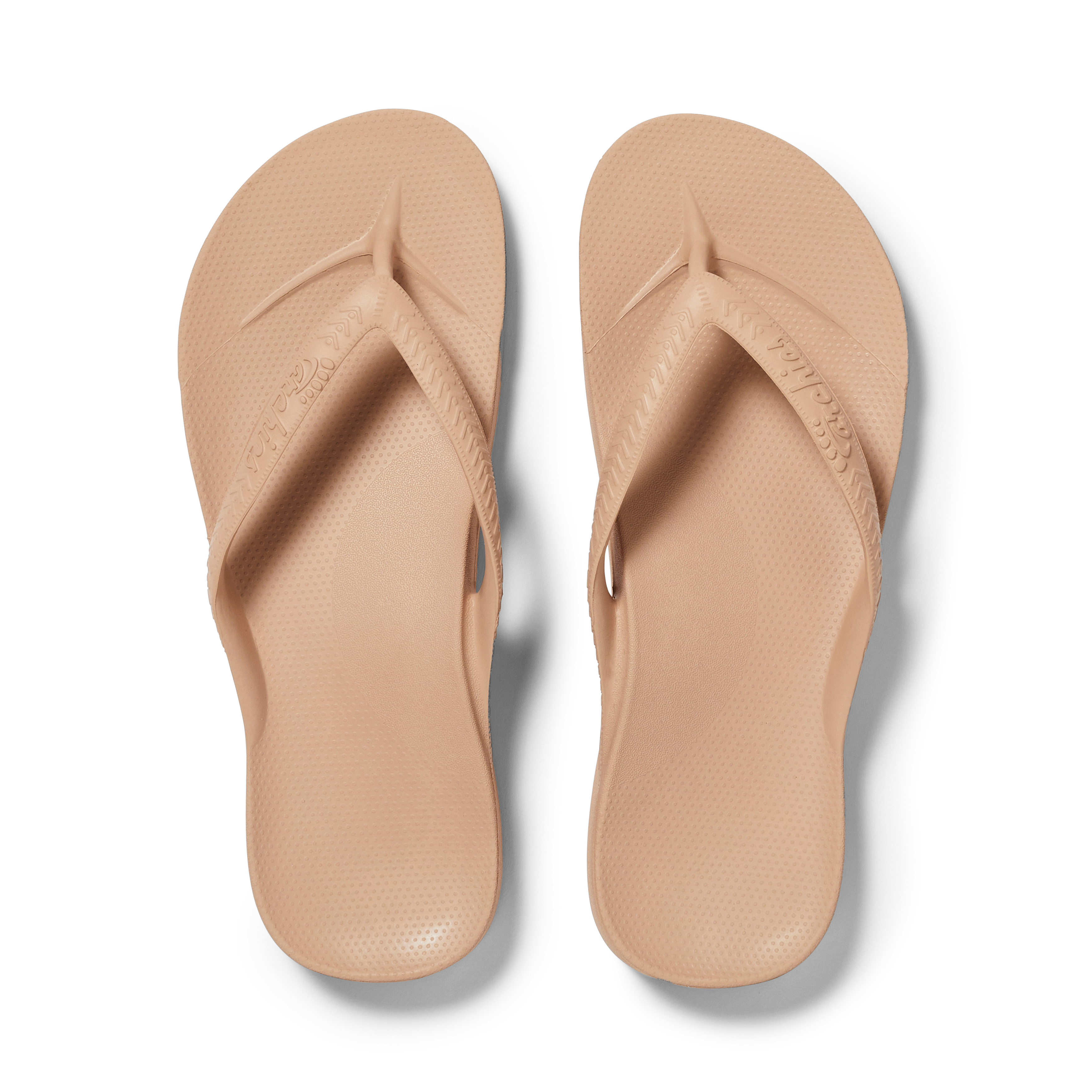 Arch Support Flip Flops Classic Tan Archies Footwear LLC
