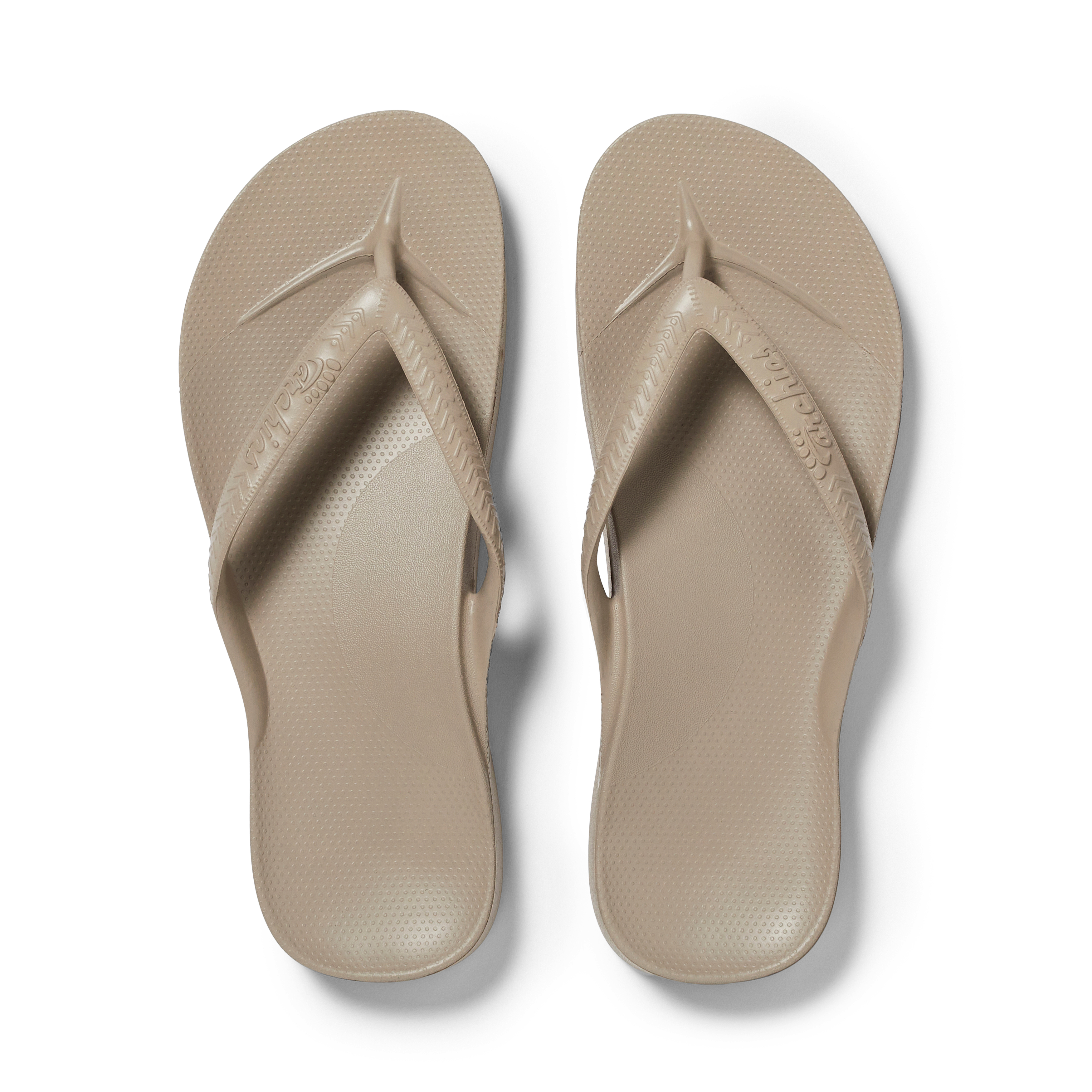 Archies Arch Support Flip Flops- Grey - Adelaide Foot and Ankle Shop