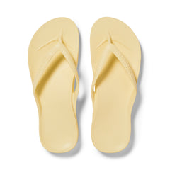 Arch Support Flip Flops - Classic - Lemon