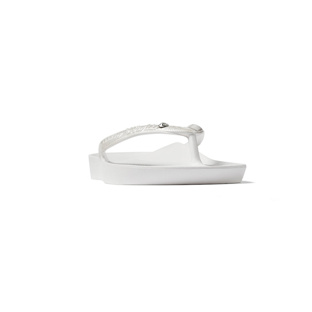Arch Support Flip Flops - Shimmer - Pearl – Archies Footwear LLC ...