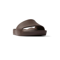 Archies Brown Arch Support Slide — Front angle