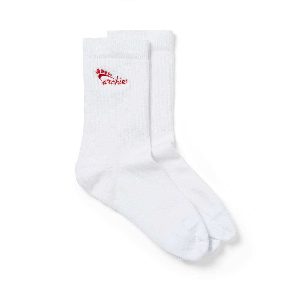 Amg Performance Socks Performance Crew Socks - White – Archies Footwear | USA