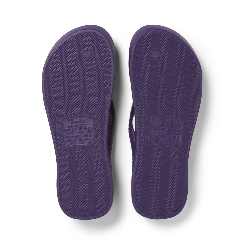 Acai Purple Flip Flops Studio Image angle 10 