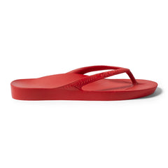 Chili Red Flip Flops studio image angle 3