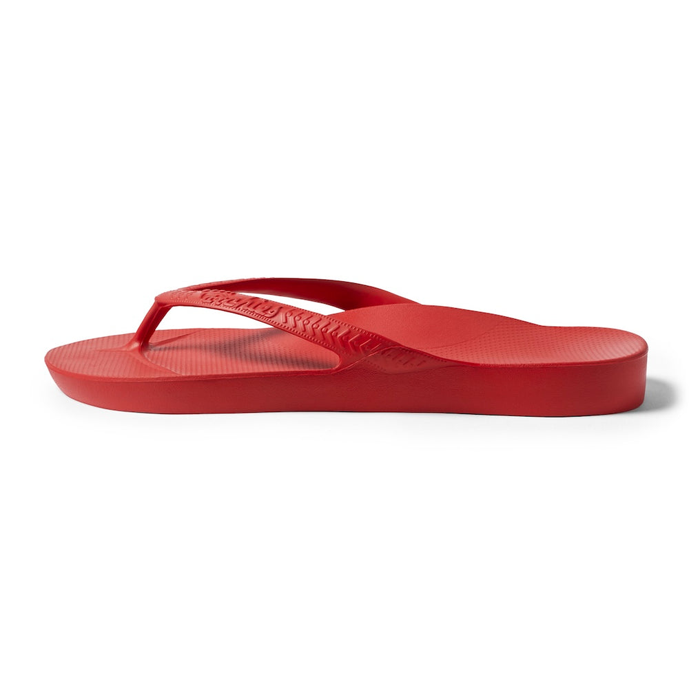 Chili Red Flip Flops studio image angle 5 