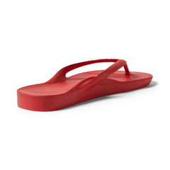 Chili Red Flip Flops studio image angle 6