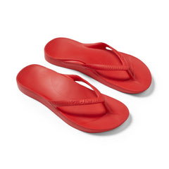 Chili Red Flip Flops studio image angle 9
