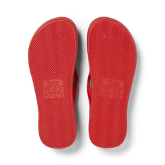 Chili Red Flip Flops studio image angle 10