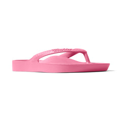Hot Pink Archies Arch Support Flip Flops shown from the front