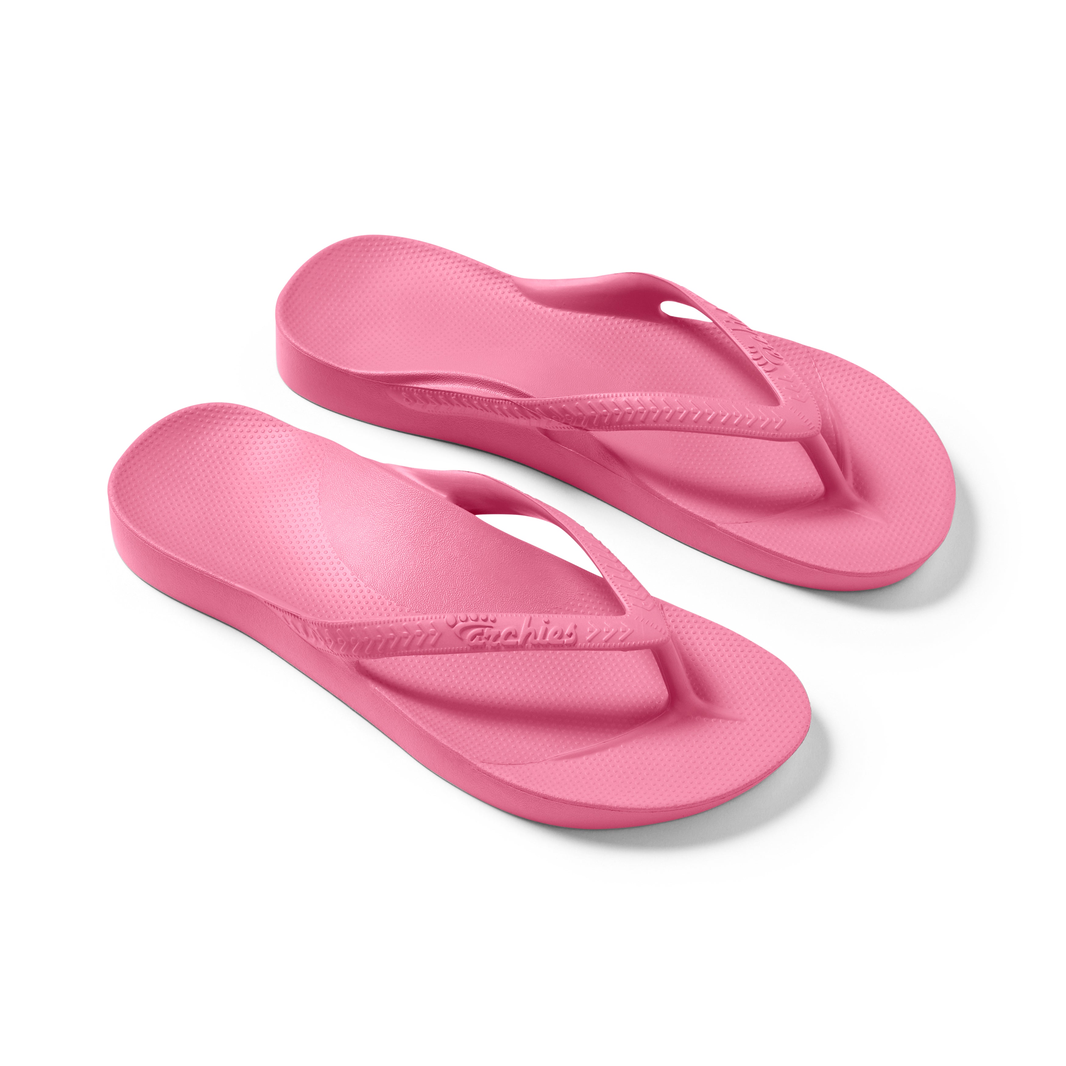 Arch Support Flip Flops - Classic - Hot Pink – Archies Footwear | USA
