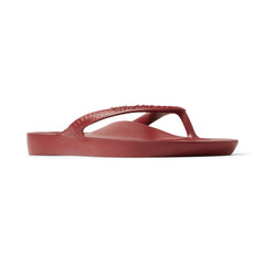 Arch Support Flip Flops - Classic - Sangria Red