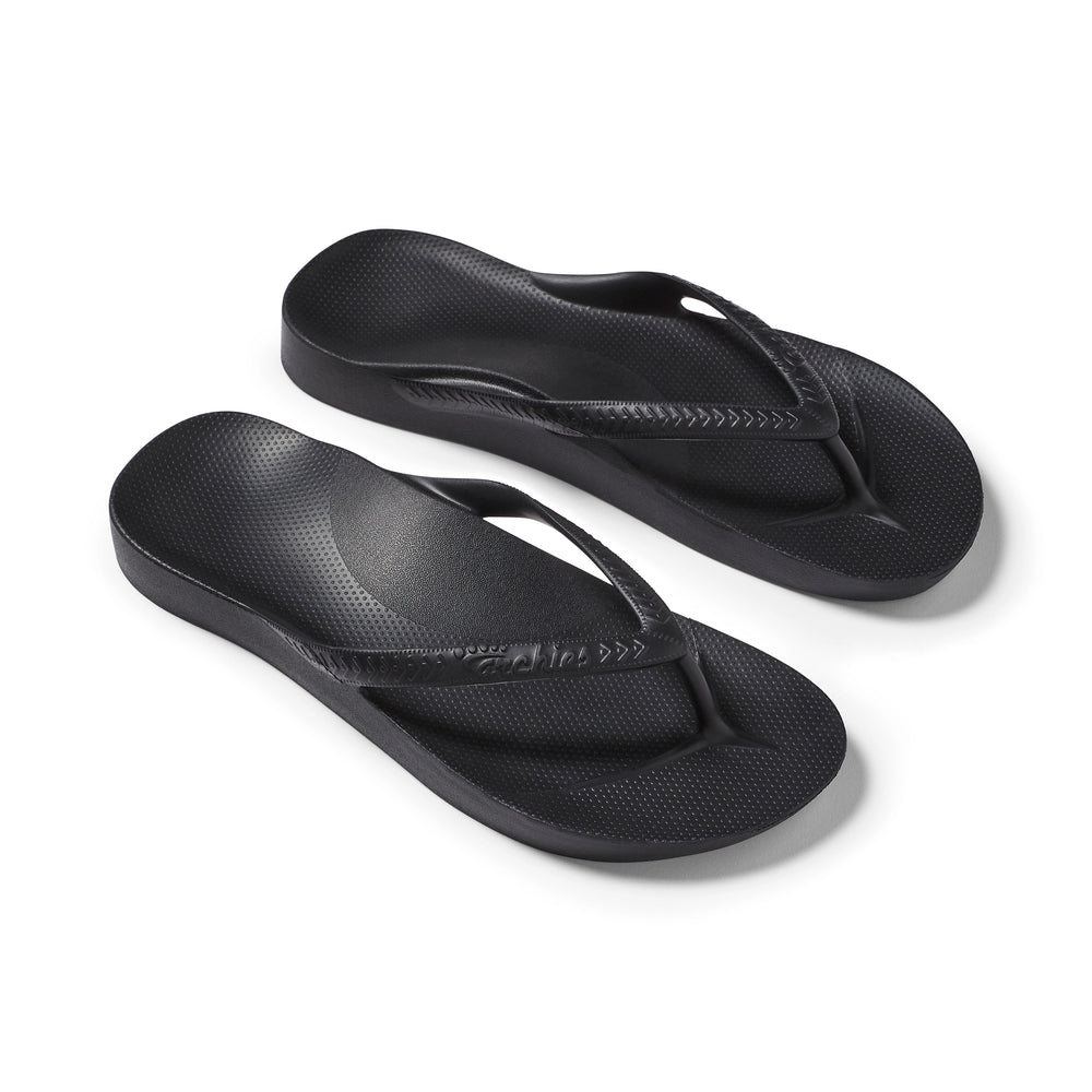  Arch Support Flip Flops - Classic - Black 