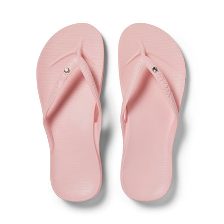 Chanclas con soporte para el arco - Rosa con cristal