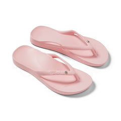 Arch Support Flip Flops - Classic - Crystal Pink