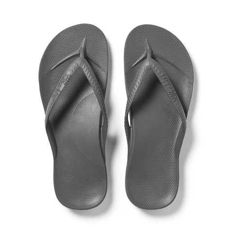 Arch Support Flip Flops - Classic - Charcoal – Archies  display picture 2