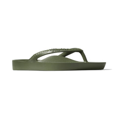 Olive Archies Arch Support Flip Flops angle 05