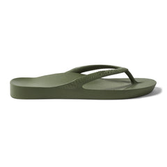 Olive Archies Arch Support Flip Flops angle 08