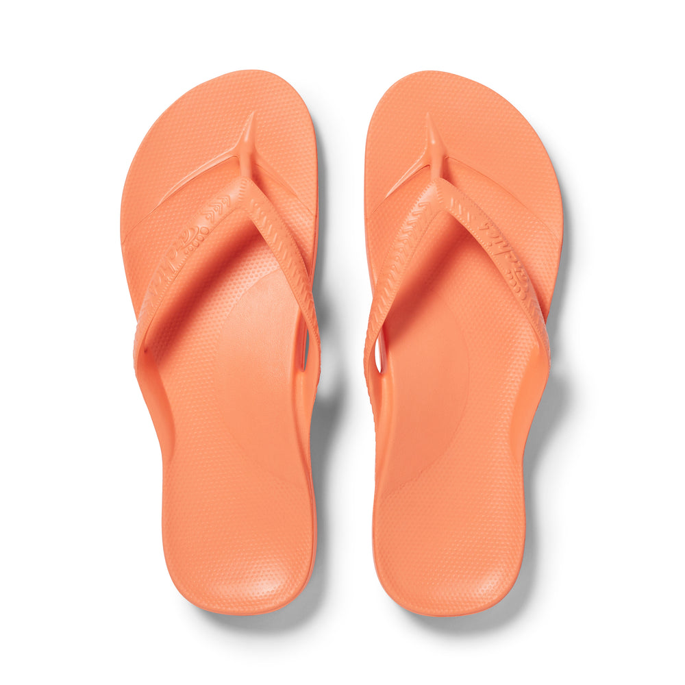Peach Archies Arch Support Flip Flops angle 01 