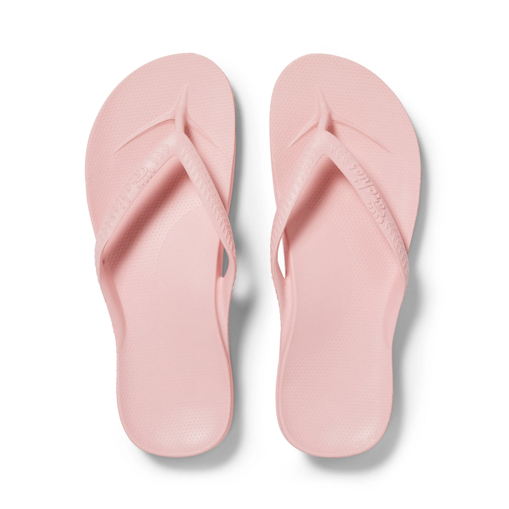 Pink Archies Arch Support Flip Flops angle 01 