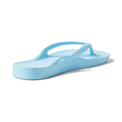 Sky Blue Archies Arch Support Flip Flops angle 03
