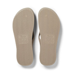 Taupe Archies Arch Support Flip Flops angle 04