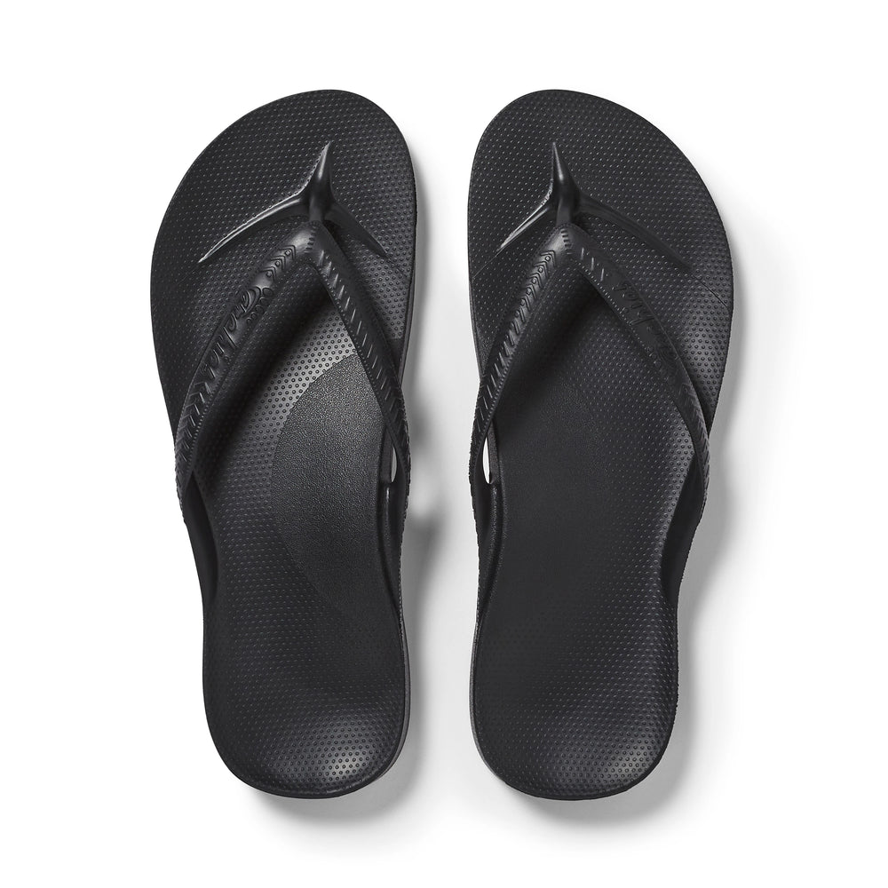  Arch Support Flip Flops - Classic - Black 