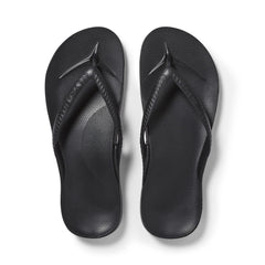 Arch Support Flip Flops - Classic - Black