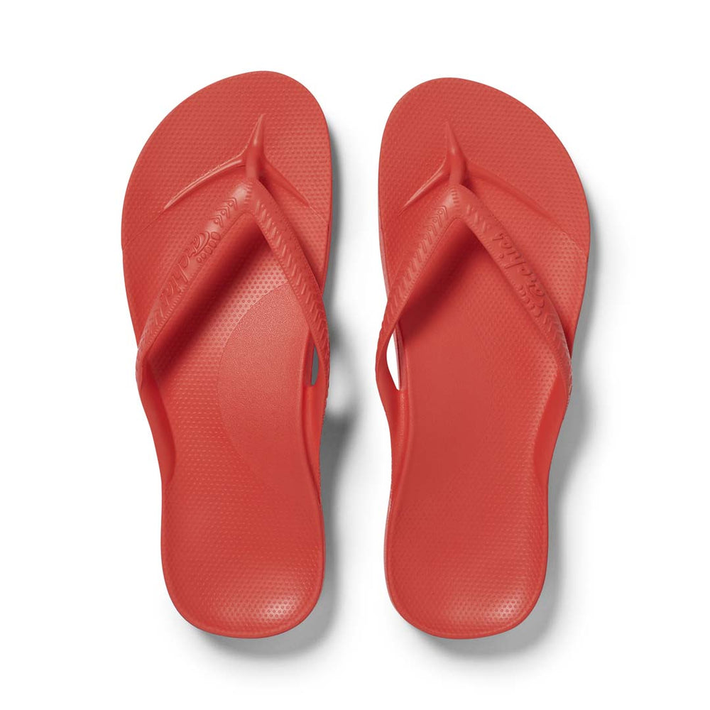 Coral Archies Arch Support Flip Flops angle 01 