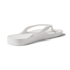 White Archies Arch Support Flip Flops angle 03