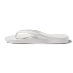 White Archies Arch Support Flip Flops angle 07
