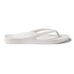 White Archies Arch Support Flip Flops angle 08
