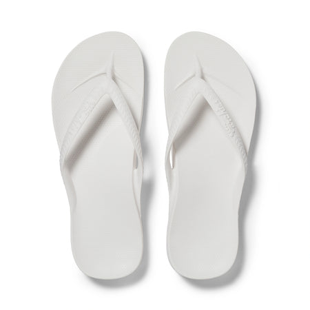 Chanclas con soporte para el arco - Blanco