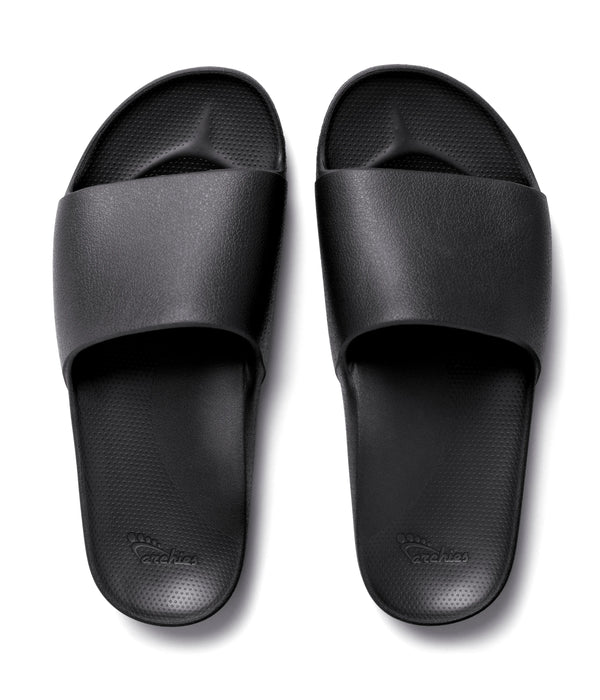 Black Archies Arch support slides angle 01