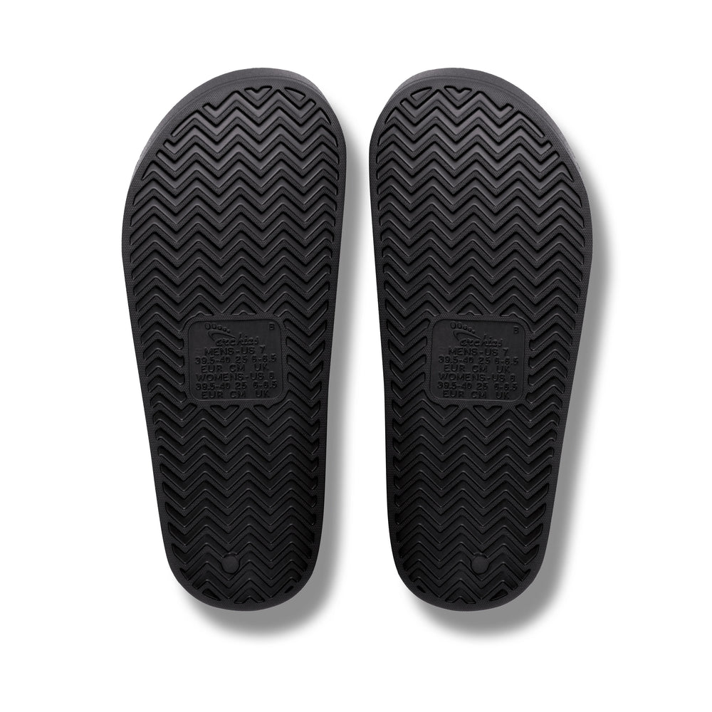 Black Archies Arch support slides angle 05 