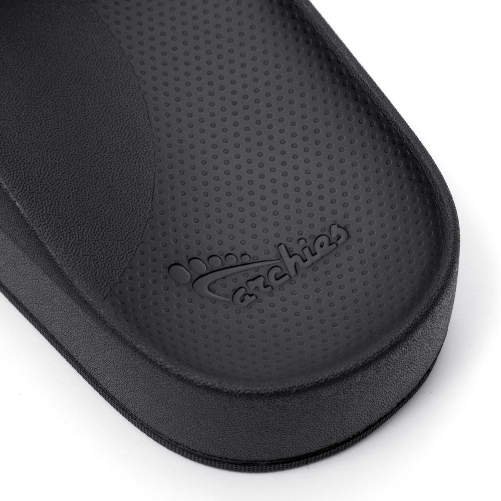 Black Archies Arch support slides angle 10 
