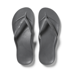 Arch Support Flip Flops - Classic - Charcoal