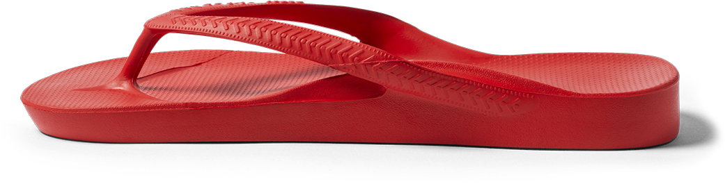 Chili Red flip flops cutout image 