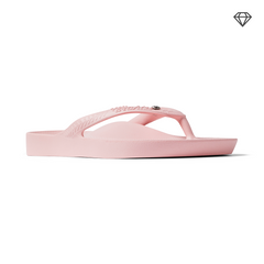 Arch Support Flip Flops - Classic - Crystal Pink