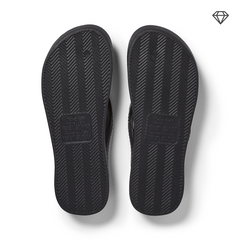 Crystal Black Archies Arch Support Flip Flops angle 07