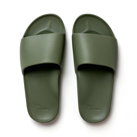 Sandalias con soporte para el arco - Oliva