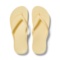 Arch Support Flip Flops - Classic - Lemon