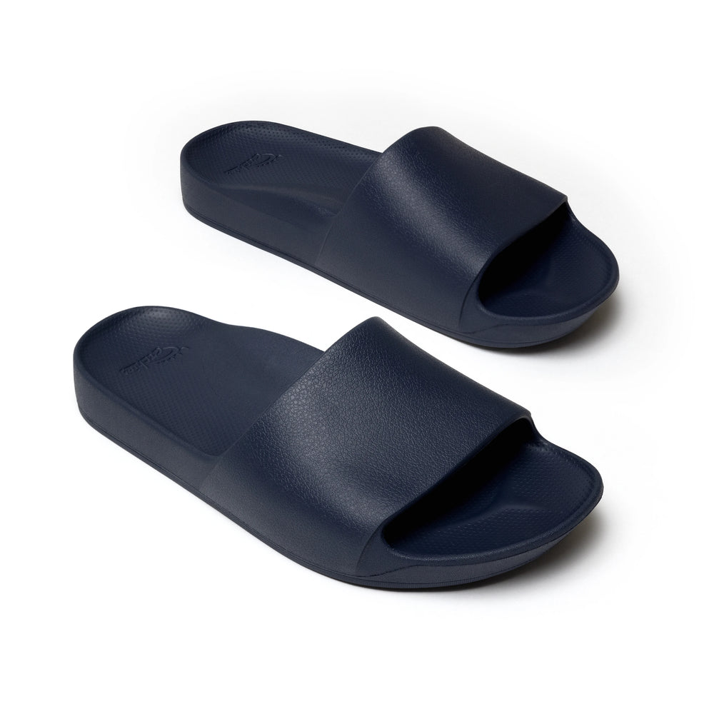 Navy Archies Arch Support Slides shown from above 
