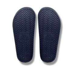 Navy Archies Arch Support Slides shown from the underside