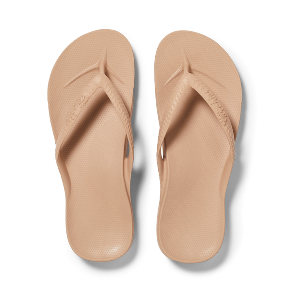 Peach Orange - Arch Support Flip Flops – Archies Footwear LLC
