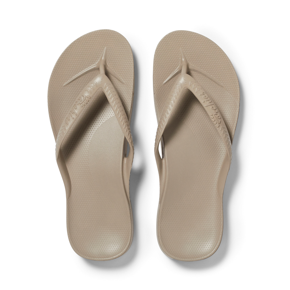  Arch Support Flip Flops - Classic - Taupe 