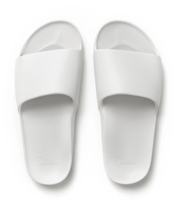 White Archies Arch support slides angle 01