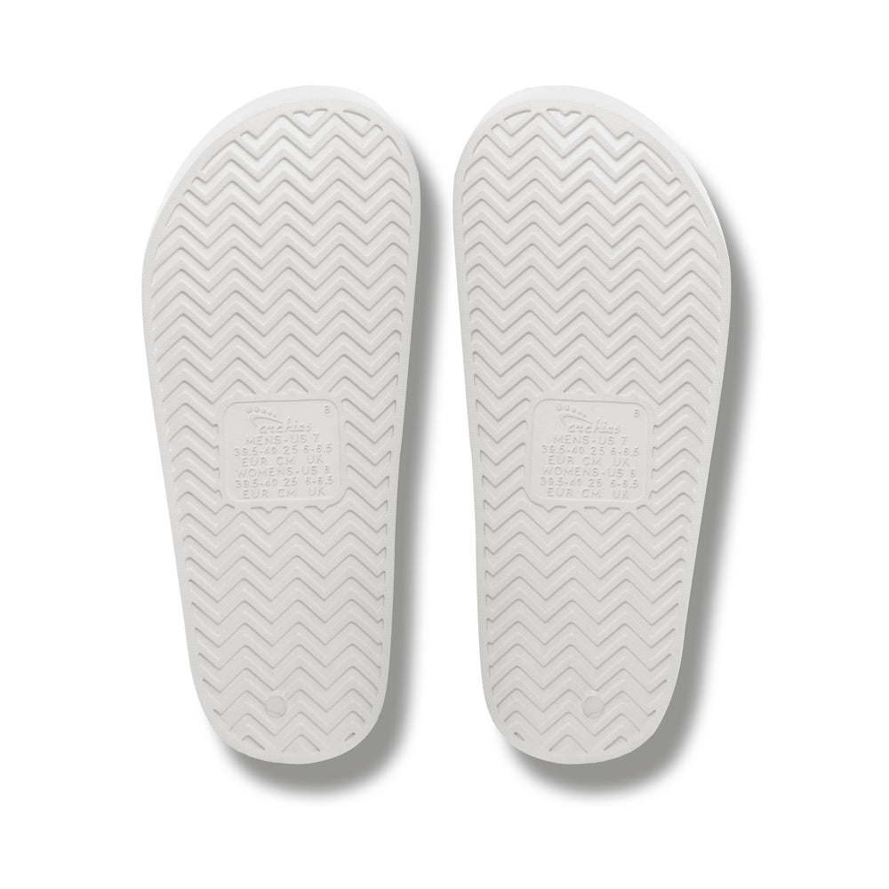 White Archies Arch support slides angle 05 
