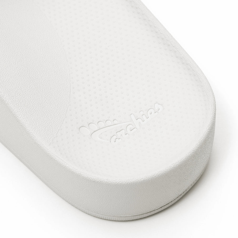 White Archies Arch support slides angle 10 