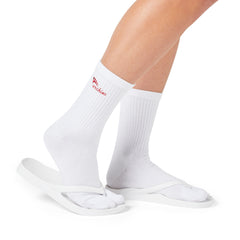 Performance Toe Socks - White