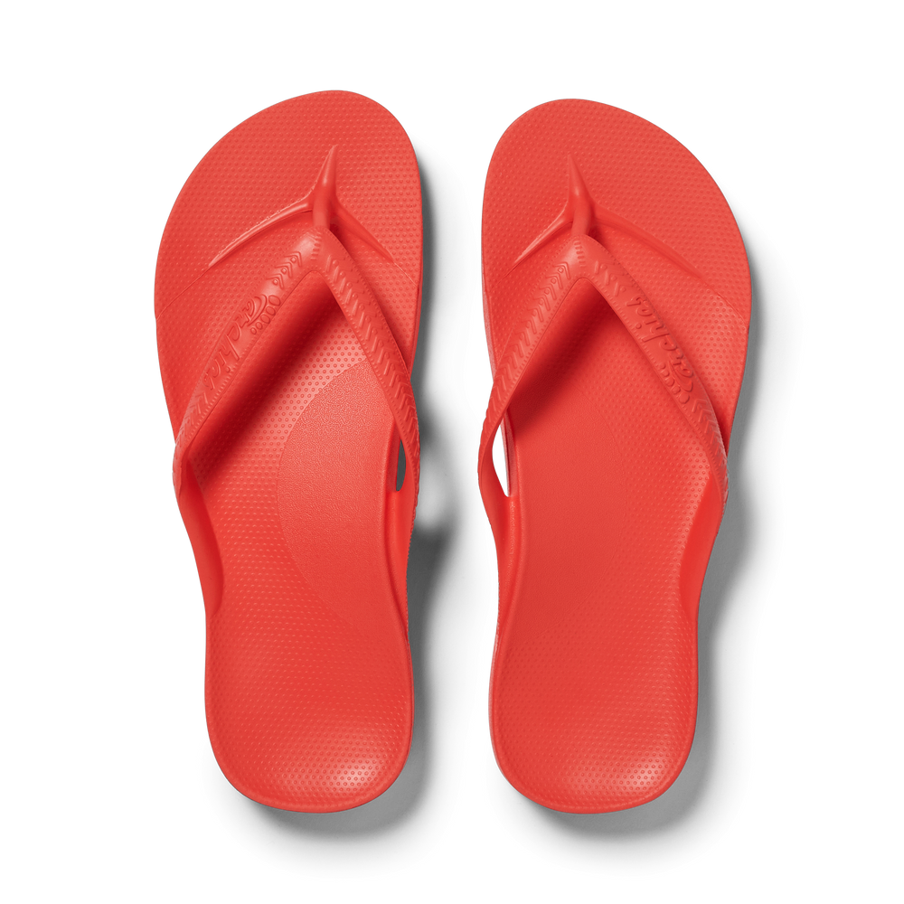  Arch Support Flip Flops - Classic - Coral 